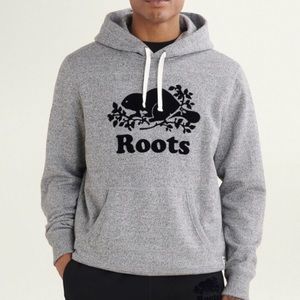 Roots salt and pepper mens extra small hoodie 🤍🖤